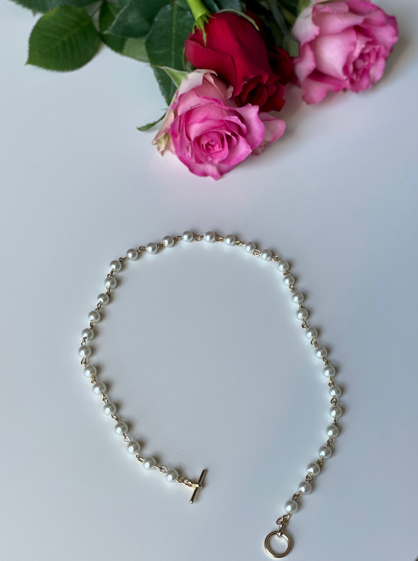 Beaded Pearl Necklace