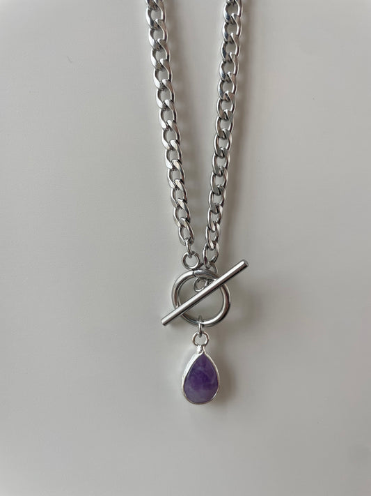 Amethyst Stone Necklace