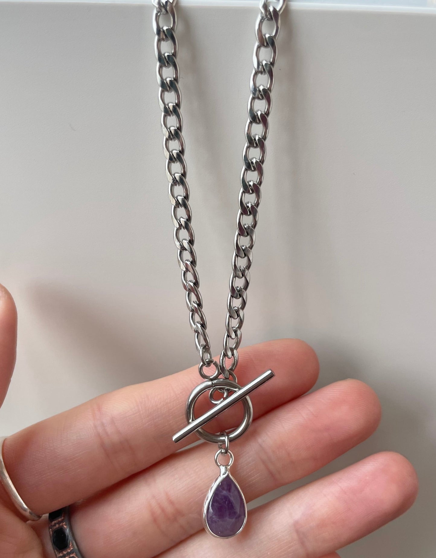 Amethyst Stone Necklace