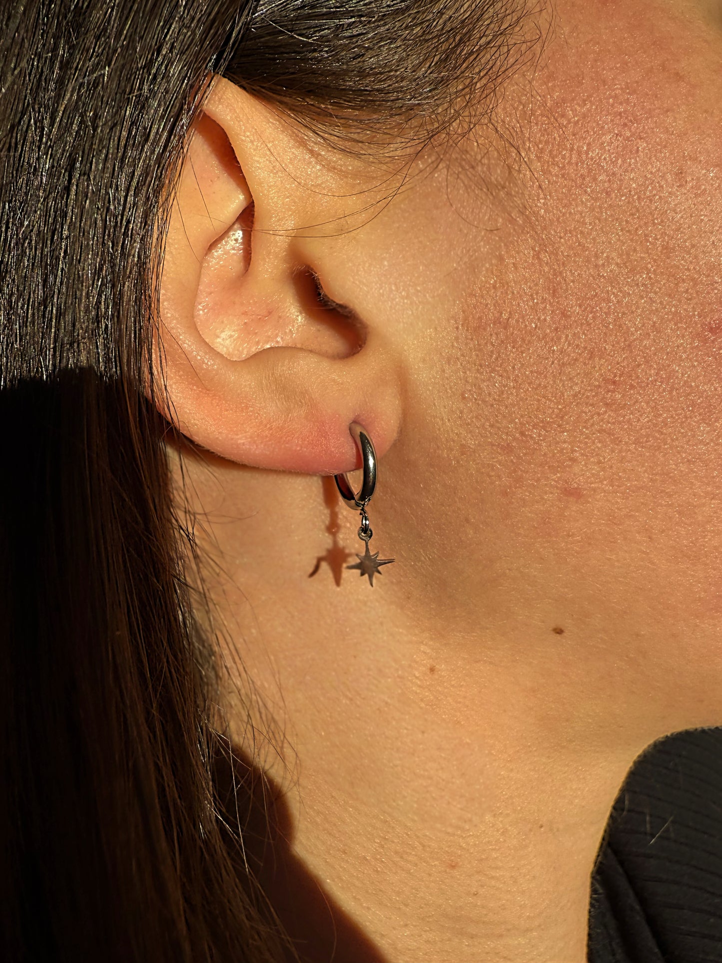 Mini Star Hoop Earrings